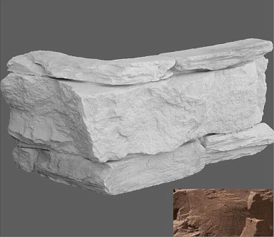Искусственный камень Leonardo Stone Угловой элемент Венеция 510 10/33,5x19,5x2,3
