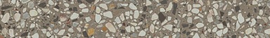 Kerama Marazzi KM6060G0011RBT6 Плинтус Бричиола серый матовый обрезной 60x9,5x0,9