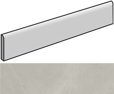 Плинтус Italon 610130005306 Continuum Silver Battiscopa 7.2x60