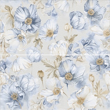 Декор Staro Slim Elite Bluebell Decor A+B Matt 60x120