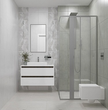 Плитка Azori Fortezza Grey 8,5 мм 31.5x63