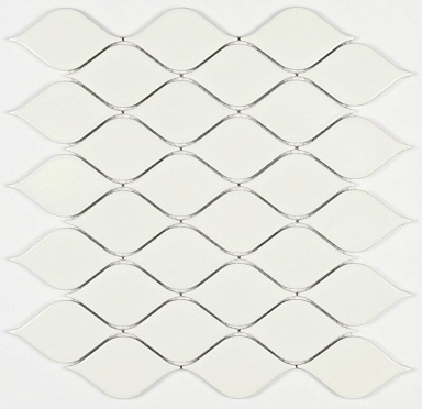 Мозаика Bonaparte Melany White glossy 26.4x28
