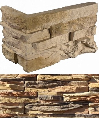 Искусственный камень White Hills 131-15 Уорд Хилл угол 10x29,5x10 (9x24x10)