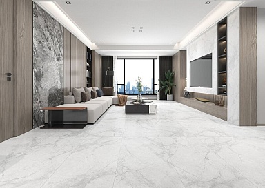 Керамогранит Basconi Home BHM-5017 Cararra Classic soft glaze 600x1200x10
