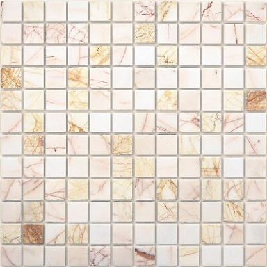 Мозаика Caramelle Mosaic Pietrine Ragno rosso POL 2.3x2.3 29.8x29.8