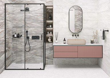 Плитка Delacora WT15NBR15R Nebraska Gray 246*740*9,8