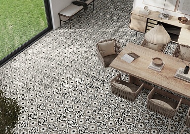 Керамогранит Navarti Flor Blue 45x45