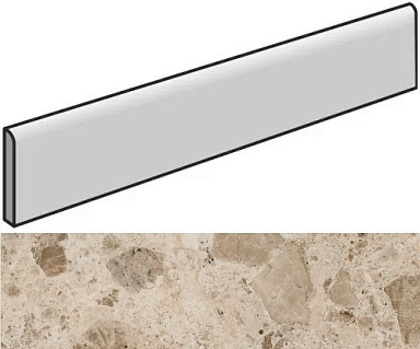 Плинтус Italon 610130005314 Continuum Stone Beige Battiscopa 7.2x80