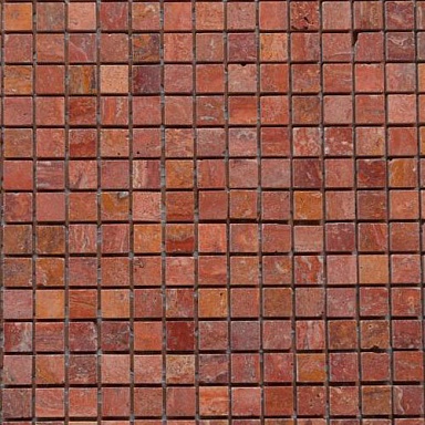 Мозаика Art&Natura Ceramic Marble Mosaic Red Travertine 15*15 305*305