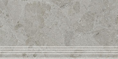 Kerama Marazzi KM6060G1241R8GRF Ступень фронтальная Сплит серый матовый обрезной 30x60x0,8