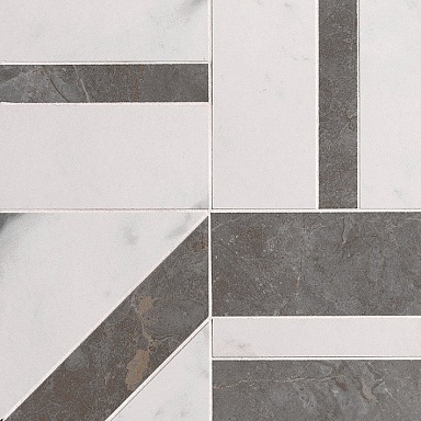 Мозаика FAP Ceramiche fRDM Carrara / Pietra Grey Deco Mosaico 30x30