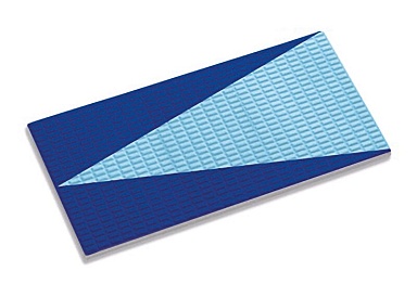Декор Serapool 23200 Стрелка на плитке Antislip с сетчатой поверхностью Cobalt-Light Blue 12x24,5