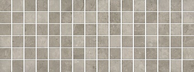 Kerama Marazzi MM15150 Декор Монсанту мозаичный серый светлый глянцевый 15х40