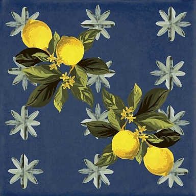 Декор Sant Agostino Giardino Blu Mix Luc 20x20