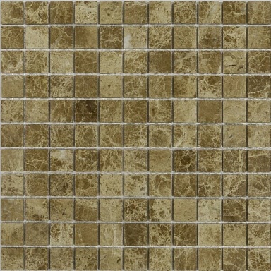 Мозаика Caramelle Mosaic Emperador Light POL 4.8x4.8x7 30.5x30.5