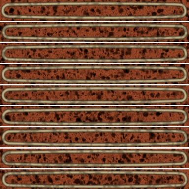 Kerama Marazzi KMD2SOB007BN Декор чипсет Далия оранжевый глянцевый 20x20x0,95