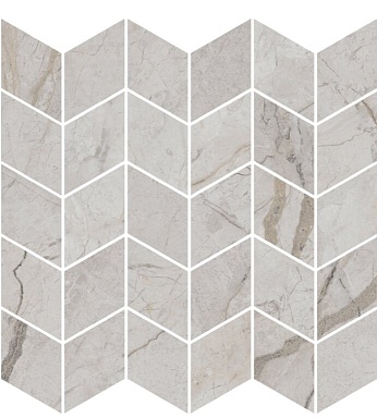 Kerama Marazzi KMD2MSM007BR Декор Ифран мозаичный серый светлый глянцевый обрезной 30x31,2x0,9