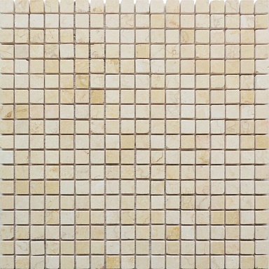 Мозаика Caramelle Mosaic Pietrine Botticino POL 15x15 - толщина 4 мм 305x305