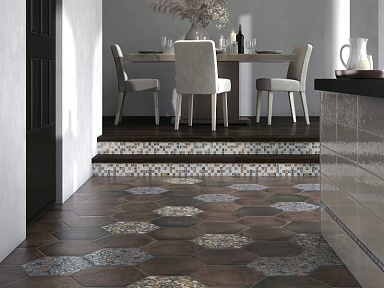 Декор Kerama Marazzi MM15129B Площадь Испании мозаичный 15x40