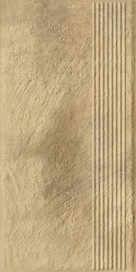 Ступень Paradyz Eremite Sand Stopnica Prosta Struktura Mat 30x60