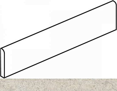 Плинтус Italon 610130005354 Discover White Battiscopa 7.2x60