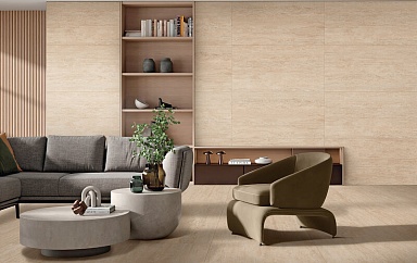 Керамогранит Керлайф Travertino Ivory Shape 60x120