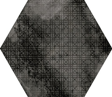 Керамогранит Equipe 23604 Urban Hexagon Melange Dark 29,2X25,4