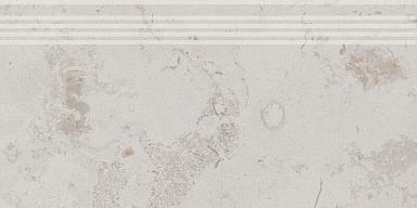 Kerama Marazzi DD205320R/GR Ступень Про Лаймстоун серый светлый натуральный обрезной 60х30