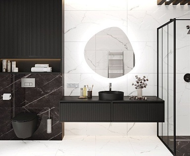 Керамогранит Laparet Pristine White белый матовый 60x60