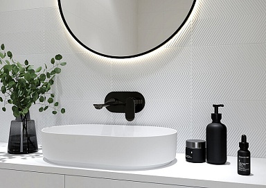 Gracia Ceramica 010300000215 Декор Муза белый 01 25х40
