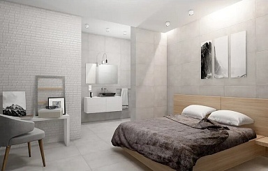 Керамогранит ProGRES Ceramica NR0025-M Прожетто В Серый светлый матовый 600x600x9.5