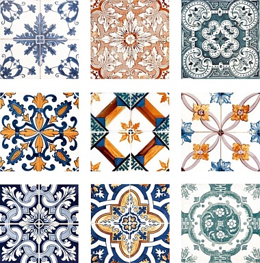 Плитка DeShun Ceramics Mix Art Decor DC09 20x20