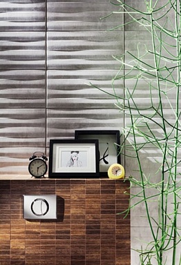 Керамогранит Tubadzin Minimal grafit 45x45