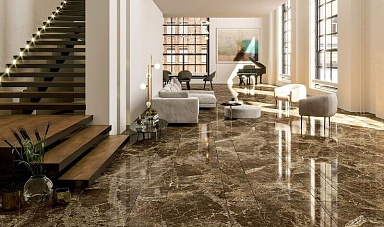 Керамогранит Seranit Fossil Brown Lappato 60х120