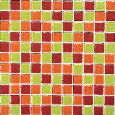 Мозаика Bonaparte Fruit mix (стекло) 25*25 300*300