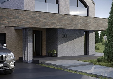 Клинкерная плитка Березакерамика Brick Wall табачный 250х75