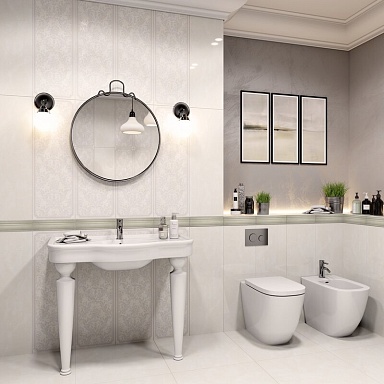 Плитка Gracia Ceramica Saphie white 01 30х90