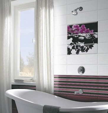 Панно Absolut Keramika Aure Composicion Wellness Purple 45x45