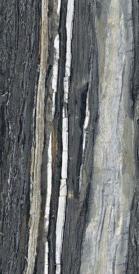 Керамогранит Creanza SH1002-G Brazzilian Black Shape+Glue Art 60x120