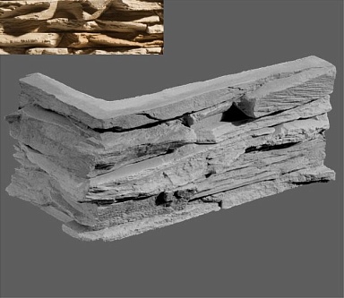 Искусственный камень Leonardo Stone Угловой элемент Перуджа 873 20/10x10x3,5