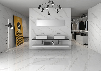 Керамогранит Geotiles STATUARY Compacglass Blanco 60x60