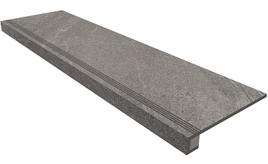 Estima Комплект Ступень GB02 Gabbro 33x120 неполированная с бортиком + Подступенок 14.5x120