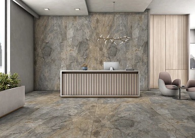 Керамогранит Ennface ENSTN8012MT80160 Rock Grafite Matt 800x1600x9