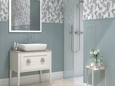 Декор Kerama Marazzi 14018R/3F Монфорте Цветы обрезной 40x120