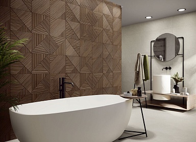 Плитка Porcelanite Dos 9545 Amazonas Roble Relieve Rect 30х90