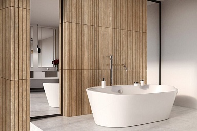 Керамогранит Global Tile GT408014072MCR Somerset GT Бежевый рейки 40x80