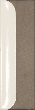 Керамогранит DNA Tiles 138711 Bow Decor Tobac Gloss/Matt 5.2х16