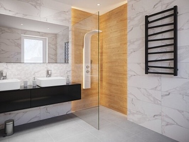 Плитка Ceramica Konskie Calacatta White Rett 25x75