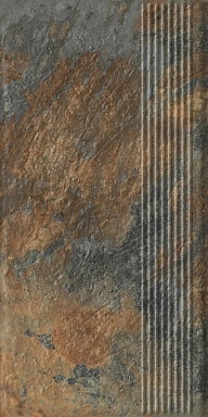 Ступень Paradyz Ardis Rust Stopnica Prosta Struktura Mat 30x60