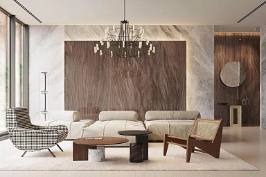 Керамогранит Kerama Marazzi SG072302R6 Уолнат коричневый лаппатированный обрезной 119.5x320х6